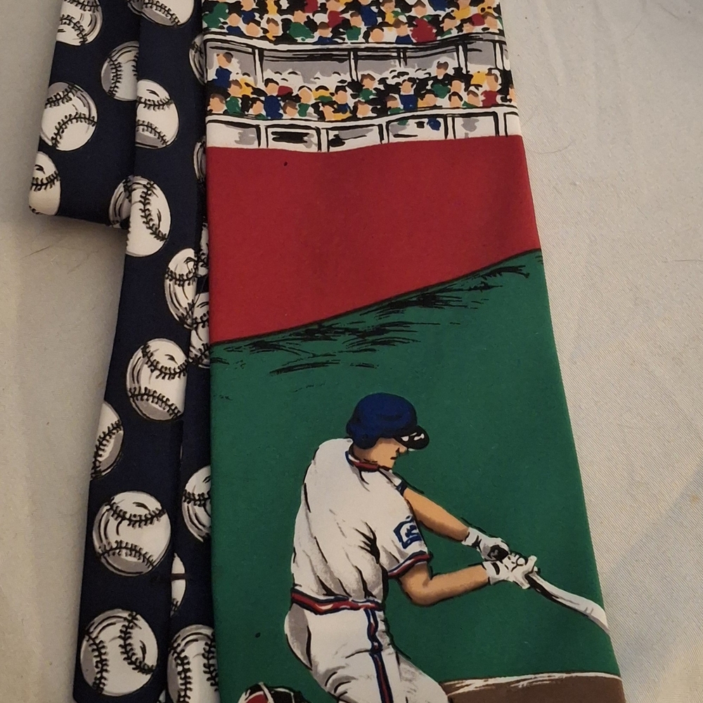 Baseball Themed Tie